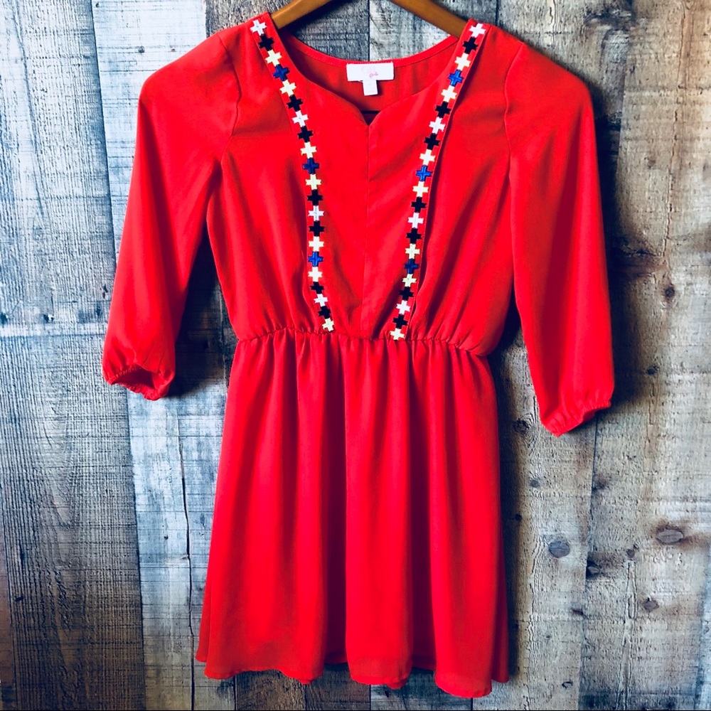 GB Girls (10/12) Embroideres tunic dress